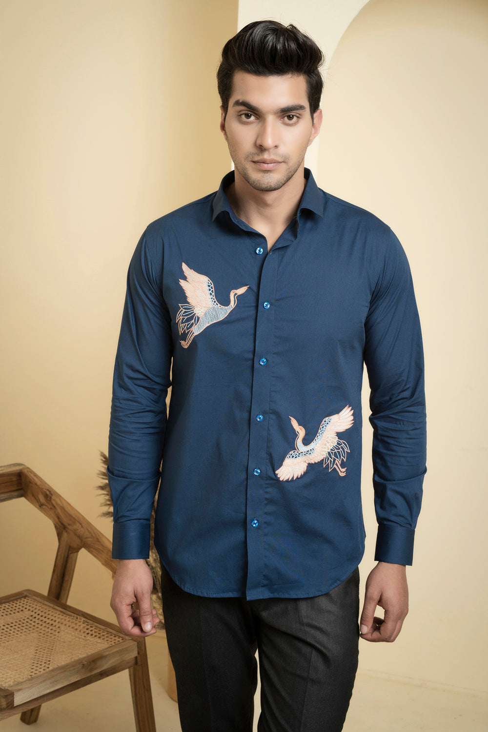 Cran Designer Men's Shirt by Hilo Design