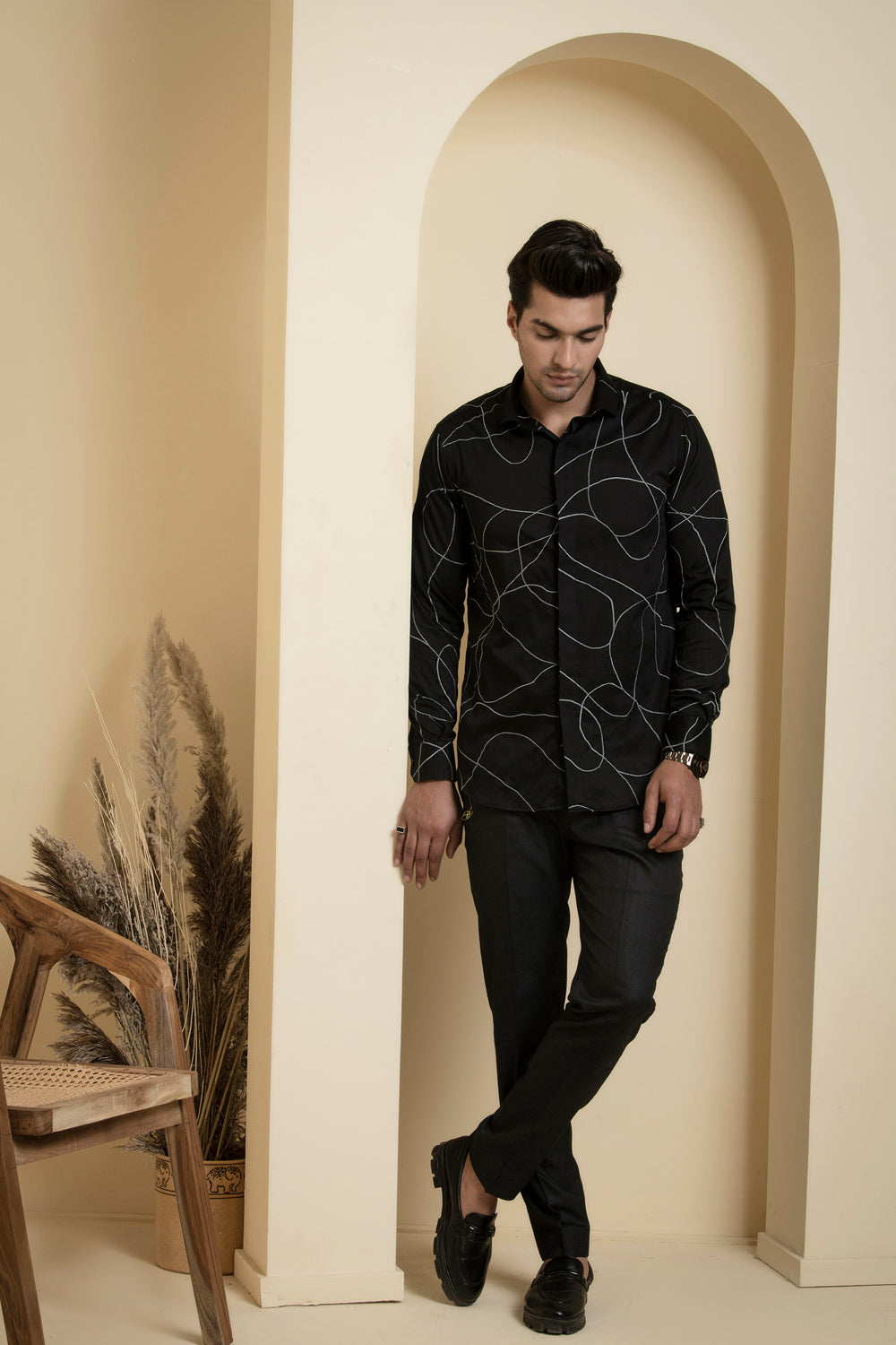 Grayab Designer Men's Shirt by Hilo Design