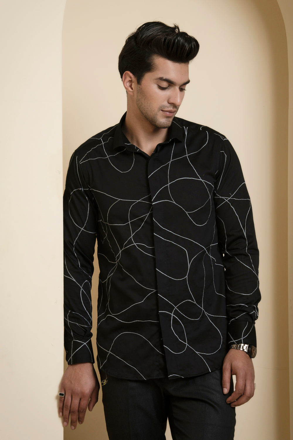 Grayab Designer Men's Shirt by Hilo Design