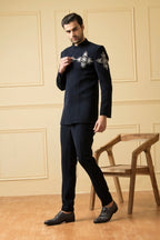 Noble Designer Men's Indo western Set by Hilo Design