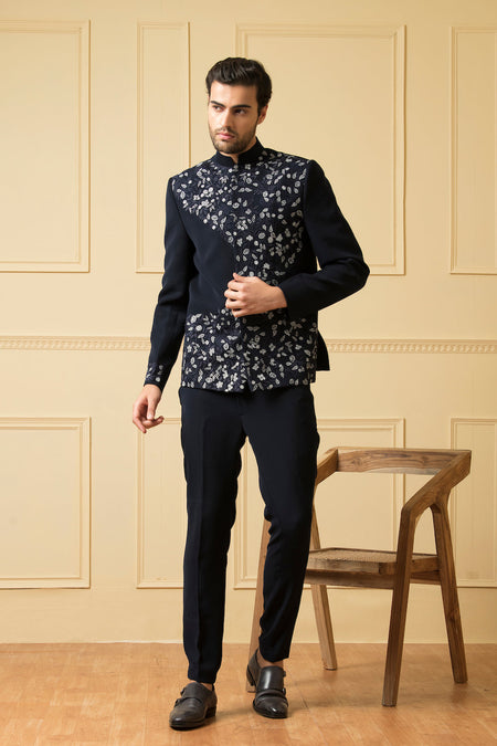 Valiente Designer Men's Indo western Set by Hilo Design