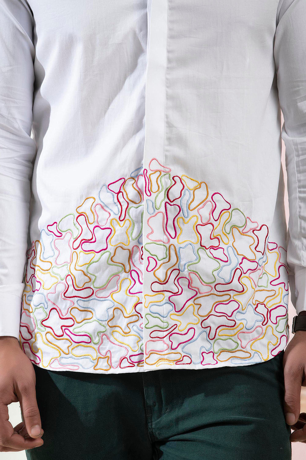 Rainbow Designer Men's Shirt by Hilo Design