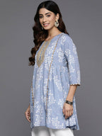 Ahalyaa Women's Traditional wear Tunic - Grey