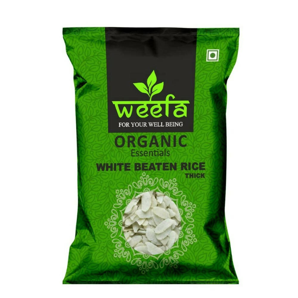 Weefa Organic White Beaten Rice Thick Poha
