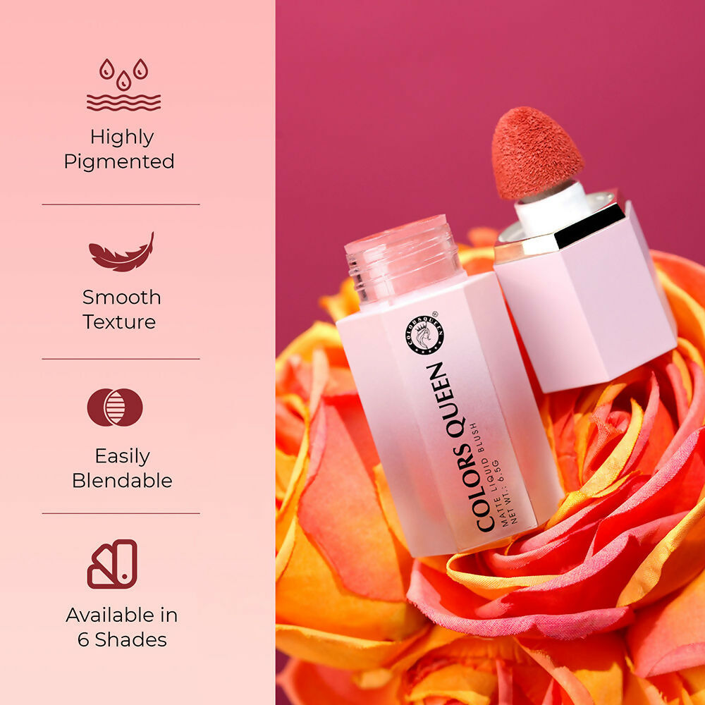 Colors Queen Matte Liquid Blush - Love