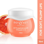 Dot & Key Vitamin C+E Peachy Nude Lip Plumping Mask- Blood Orange & Nectarine
