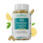 Neuherbs Mini Deep Sea Omega 3 Fish Oil 1000 mg Soft Gels - Lemon Flavor