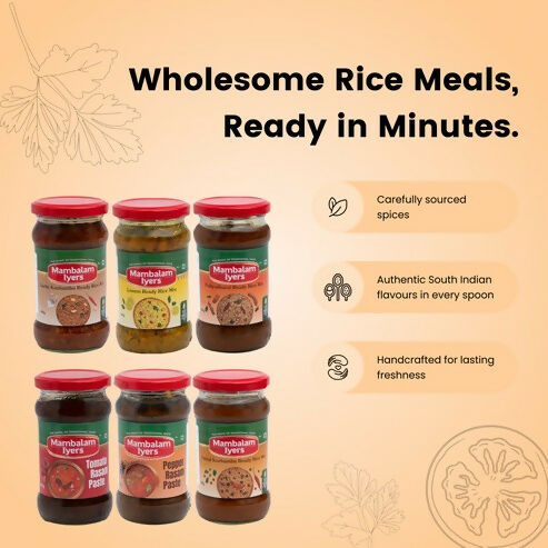 Mambalam Iyers Ready Rice Mix Combo - Distacart