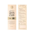 The Pure Story Oil Infused Neem Wood Handle Comb - Distacart