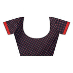 Vamika Black Mirror Work With Jhalar Khadi Blouses