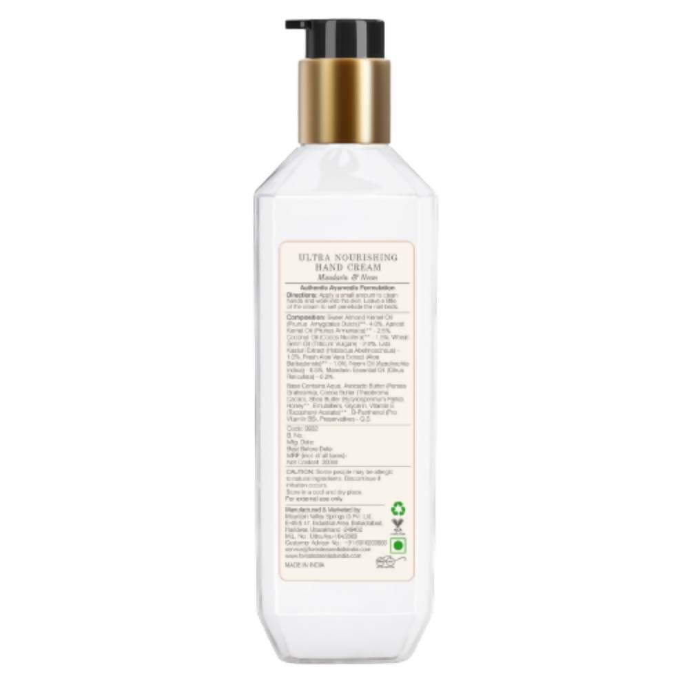 Forest Essentials Ultra Nourishing Hand Cream Mandarin & Neem