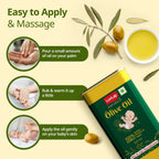 LuvLap Naturals Baby Body Massage Olive Oil for New Born