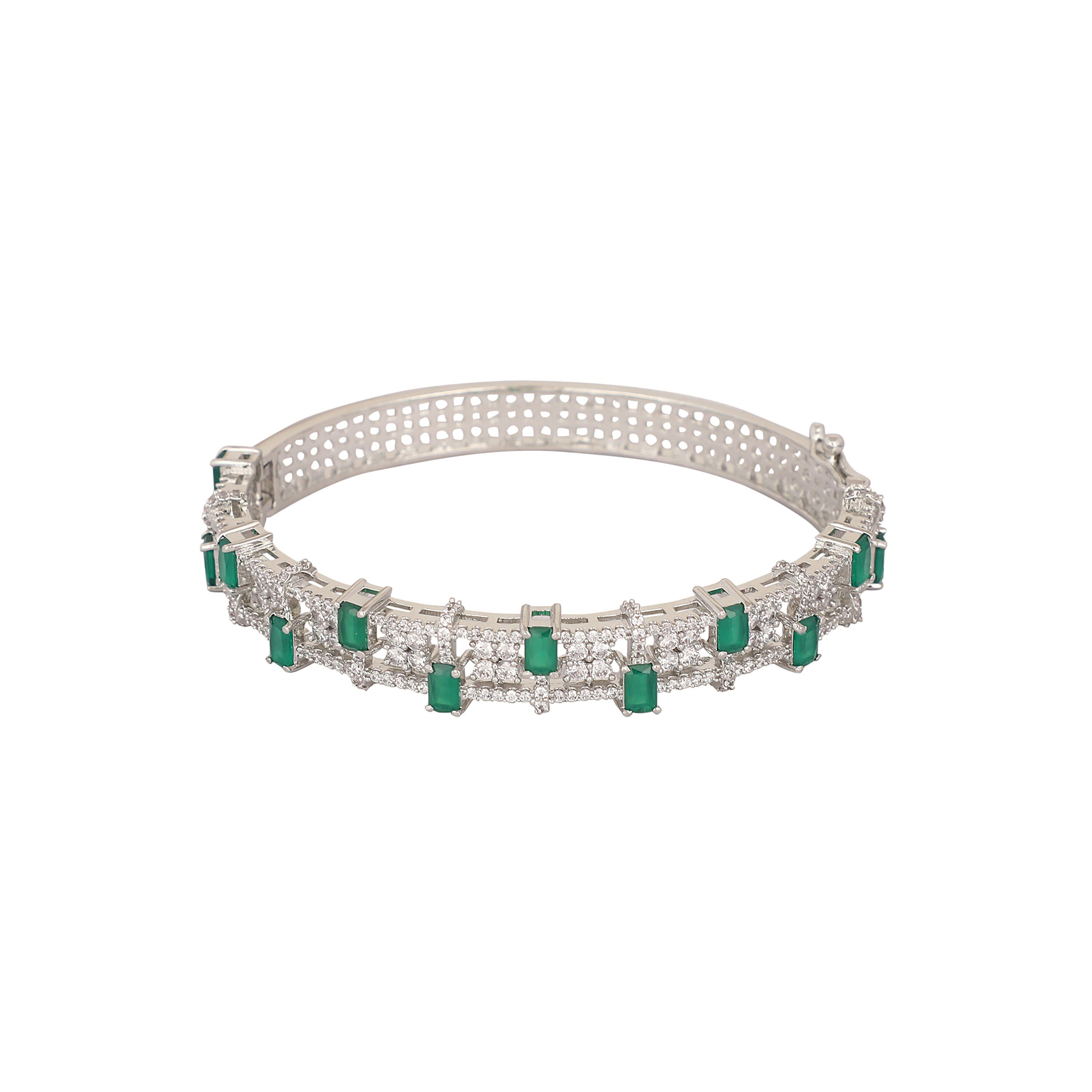 Nuyug Emerald Luxe Anti Tarnish Bangle - Distacart
