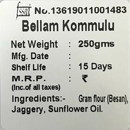 Vellanki Foods Andhra Sweets Combo (250 gm Each) - Venna Vundalu, Gavvalu, Bellam Kommulu - Distacart