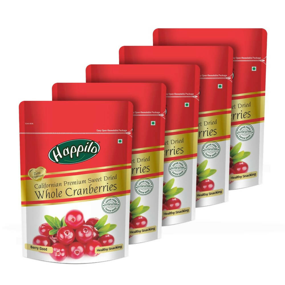Happilo Premium Californian Dried Whole Cranberries