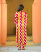 Aayaa Pure Muslin printed Kurti & Pant - Multi Color