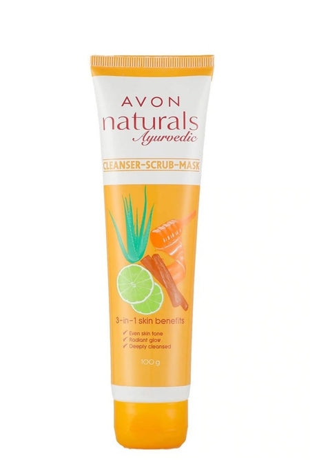 Avon Naturals Ayurvedic Cleanser-Scrub-Mask