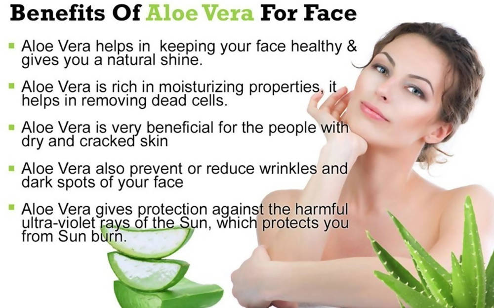 Online Quality Store Natural Aloe Vera Gel Green