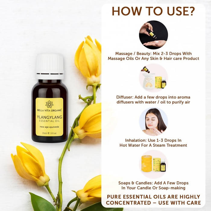 Bella Vita Organic Ylang Ylang Essential Oil
