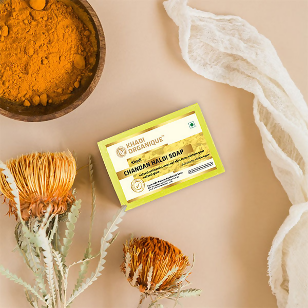 Khadi Organique Chandan Haldi Soap