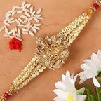 Ganesha Blessings Rakhi & Soan Papdi - Distacart