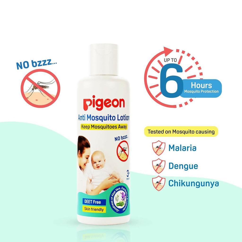 Pigeon Natural Anti Mosquito Body Lotion for Babies, Keep Mosquitoes Away