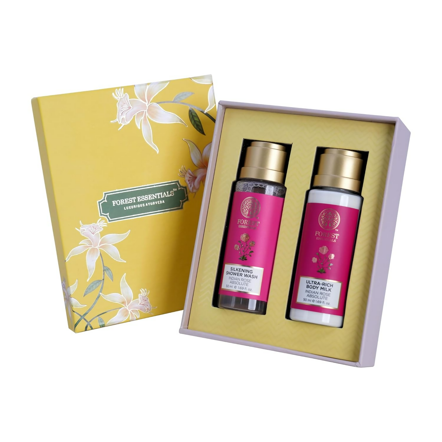 Forest Essentials Indian Rose Body Care Duo Gift Box