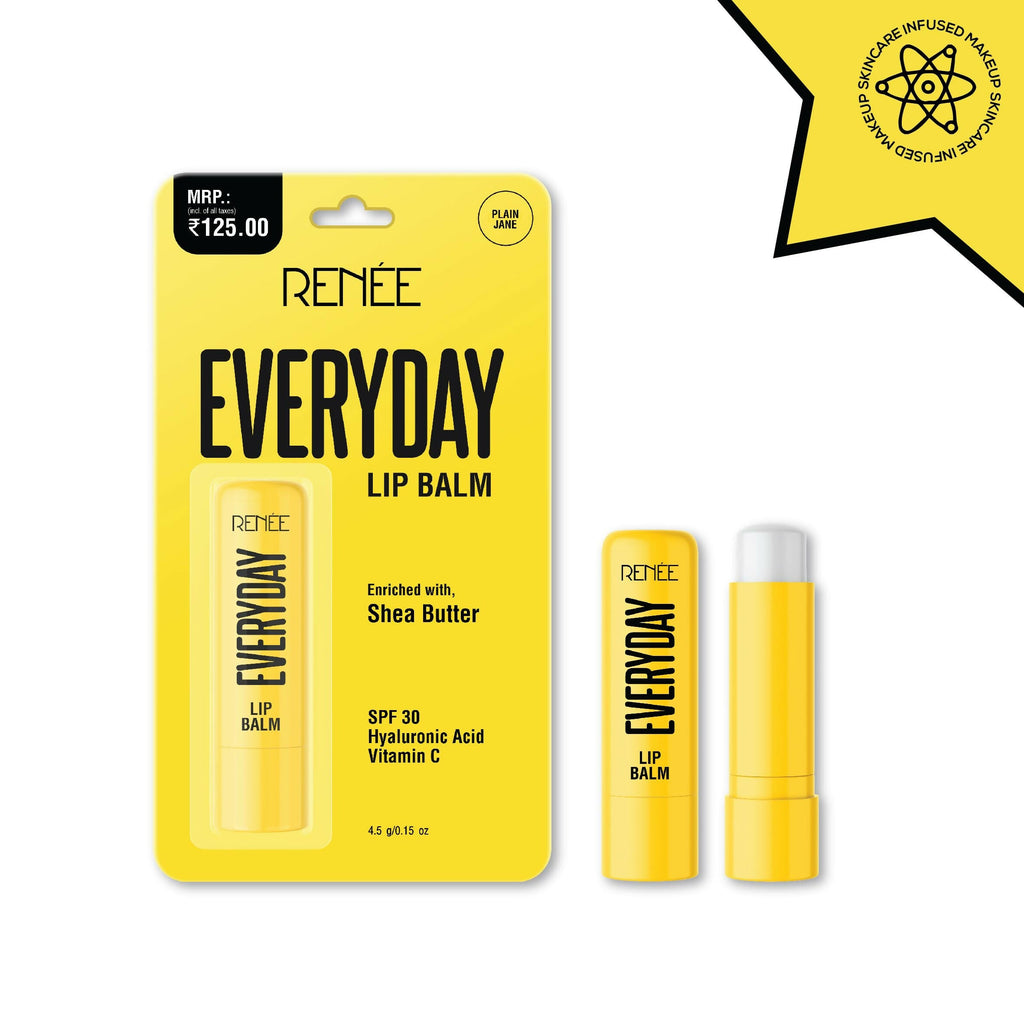 Renee Everyday Tinted Lip Balm - Plain Jane, Moisturizes & Protects with SPF 30