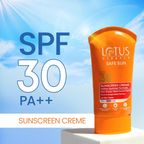 Lotus Herbals Safe Sun Sunscreen Cream SPF 30 PA+++ - Distacart