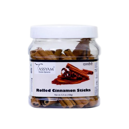 Tassyam Organics Premium Rolled Cinnamon Sticks