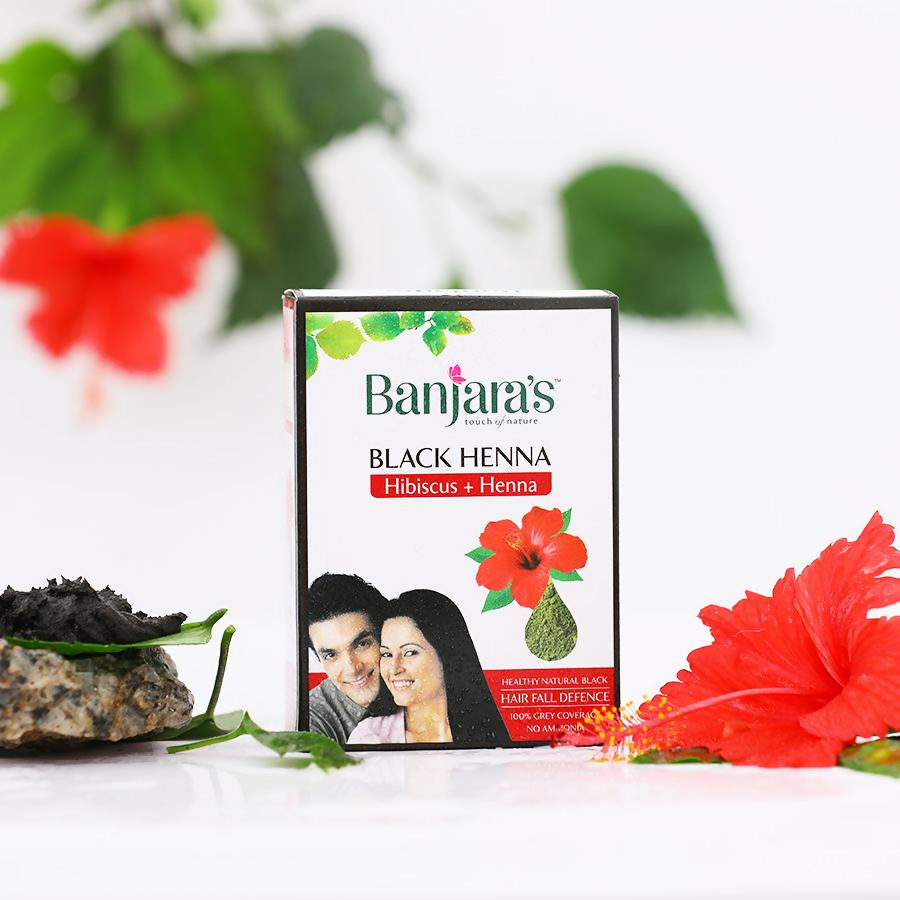 Banjara's Black Henna with Hibiscus - Distacart
