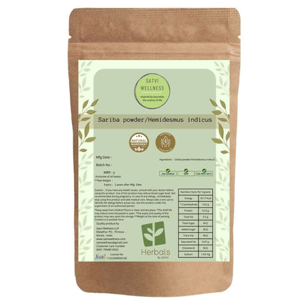 Satvi Wellness Sariba Powder | Hemidesmus Indicus