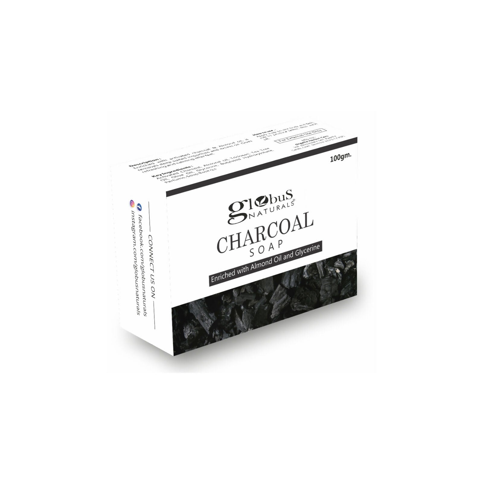 Globus Naturals Charcoal Soap