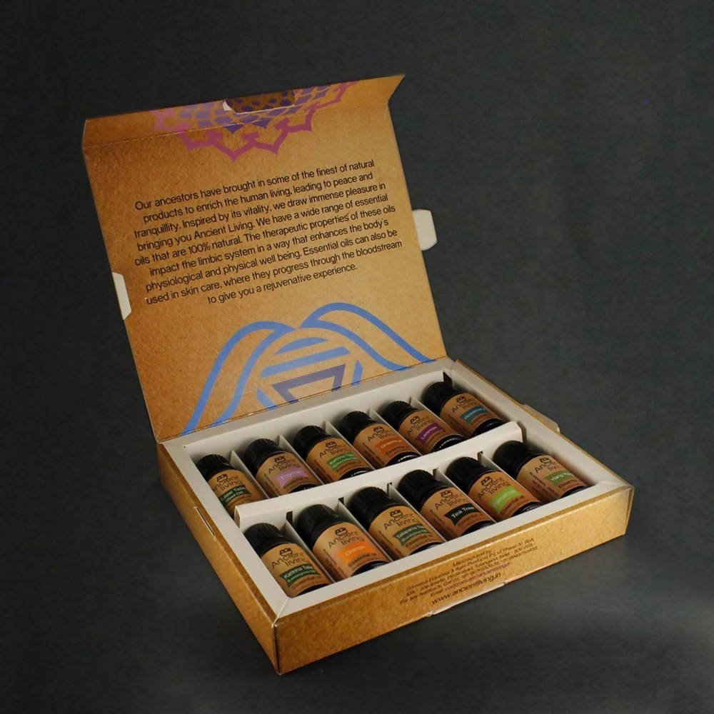Ancient Living Aromatherapy Set Of 12 Essential Oils