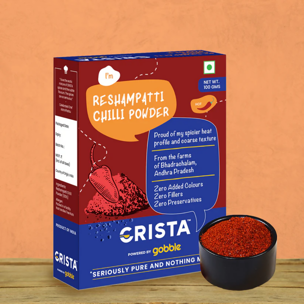 Crista Spices Reshampatti Chilli Powder - Distacart