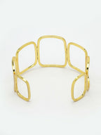 NVR Women Gold-Plated Western Cuff Bracelet - Distacart
