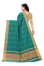 Vamika Green Cotton Silk Weaving Saree (Anaya Green)