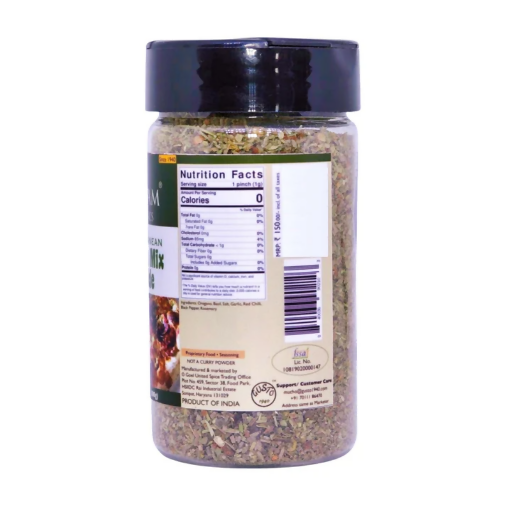 Tassyam Organics Oregano Mix Sprinkle Seasoning - Distacart