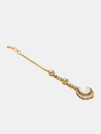 Ruby Raang 22k Gold Polished Kundan Maang Tikka - Distacart