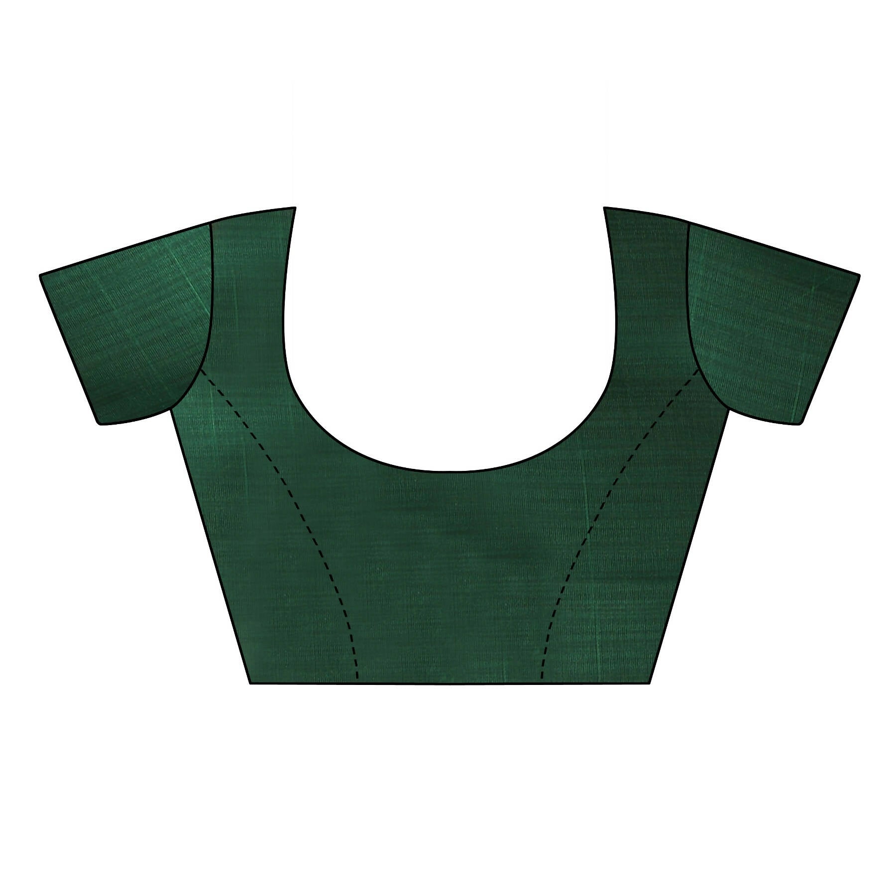 Vamika Weaving Banarasi Jacquard Green Saree - Distacart