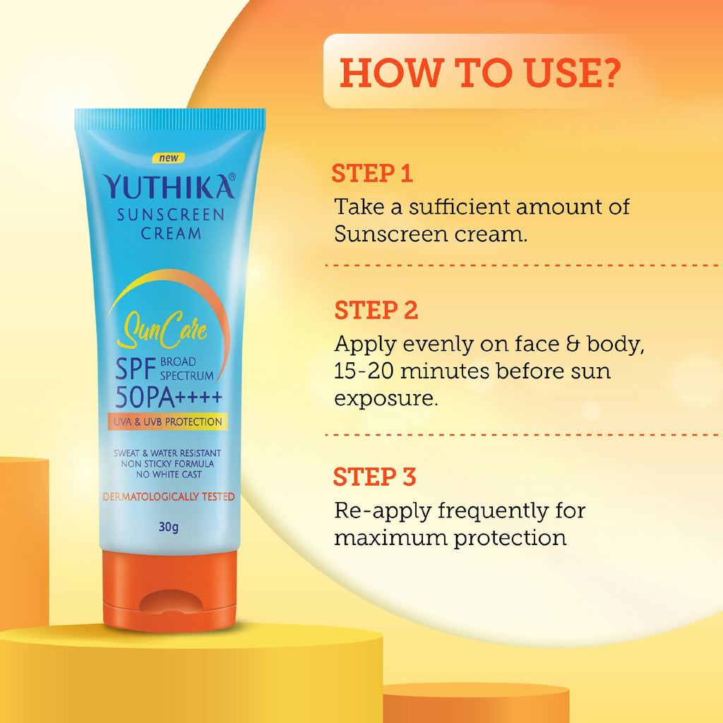 Yuthika Sunscreen Lotion SPF 50 PA+++ - Distacart