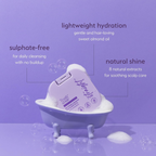Truth & Hair Hydro Nourish Shampoo For Straight Hair With Sweet Almond Oil