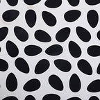 Vamika Printed Cotton Black & White Bedsheet With Pillow Covers (LEOC_ANDA_BL)