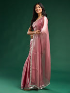 kasee Solid Embellished Saree - Distacart