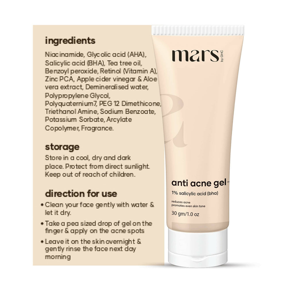 Mars By GHC Anti Acne & Pimple Removal Face Gel