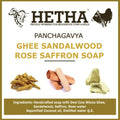 Hetha Ghee Sandalwood Rose Saffron Soap