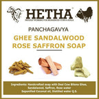 Hetha Ghee Sandalwood Rose Saffron Soap