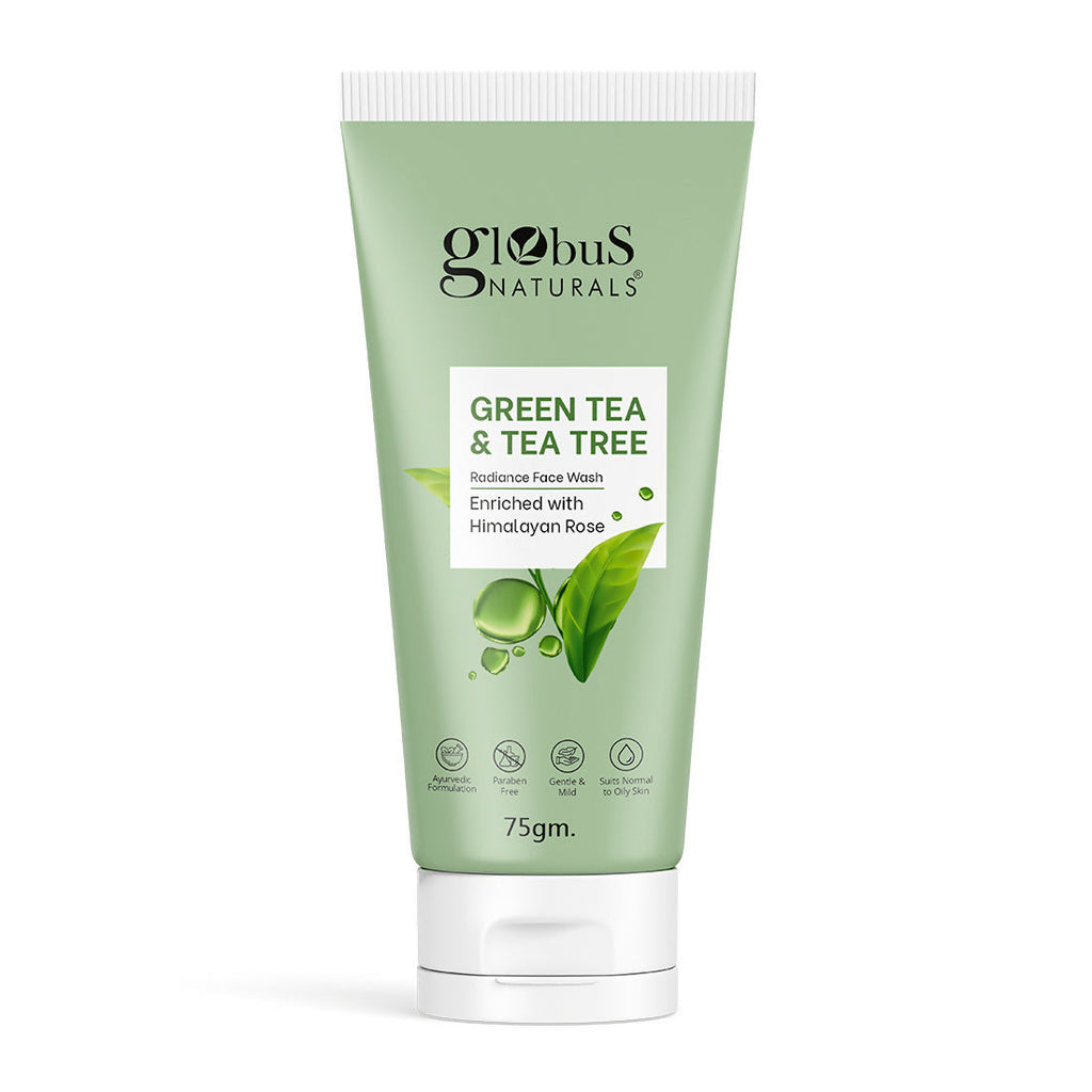 Globus Naturals Green Tea & Tea Tree Face Wash - Distacart