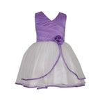 Asmaani Baby Girl Multi Color Satin Knee Length Frock (AS-DRESS-22027)