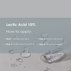 The Body Temple Lactic Acid 10% Face Serum